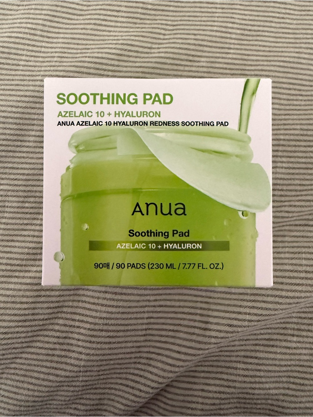 anua Soothing Pad Azelaic 10% + Hyaluron – Green